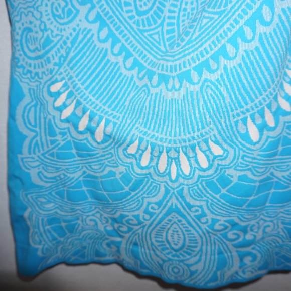 ATHLETA turquoise blue white performance top S - Picture 3 of 6